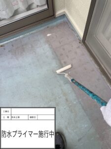 柏市　外壁塗装・ベランダ防水工事_230814